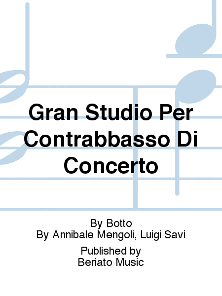 Gran Studio Per Contrabbasso Di Concerto
