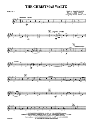 The Christmas Waltz: 1st F Horn