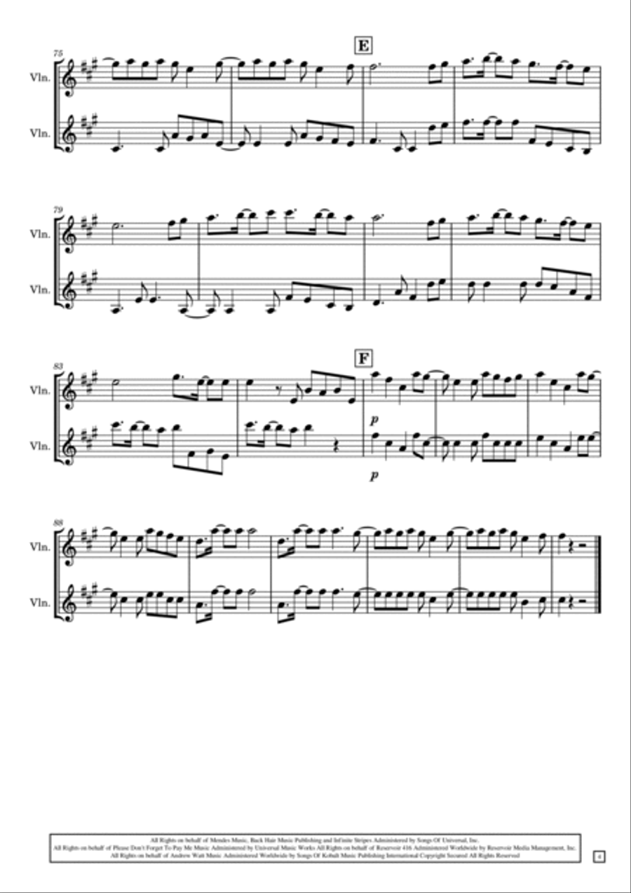 Senorita String Duet scores gallery preview page 4