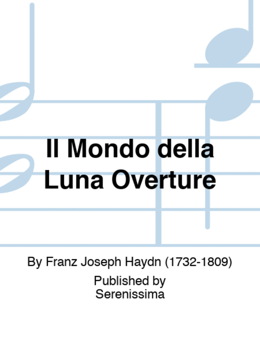 Il Mondo della Luna Overture Orchestra scores gallery preview page 1