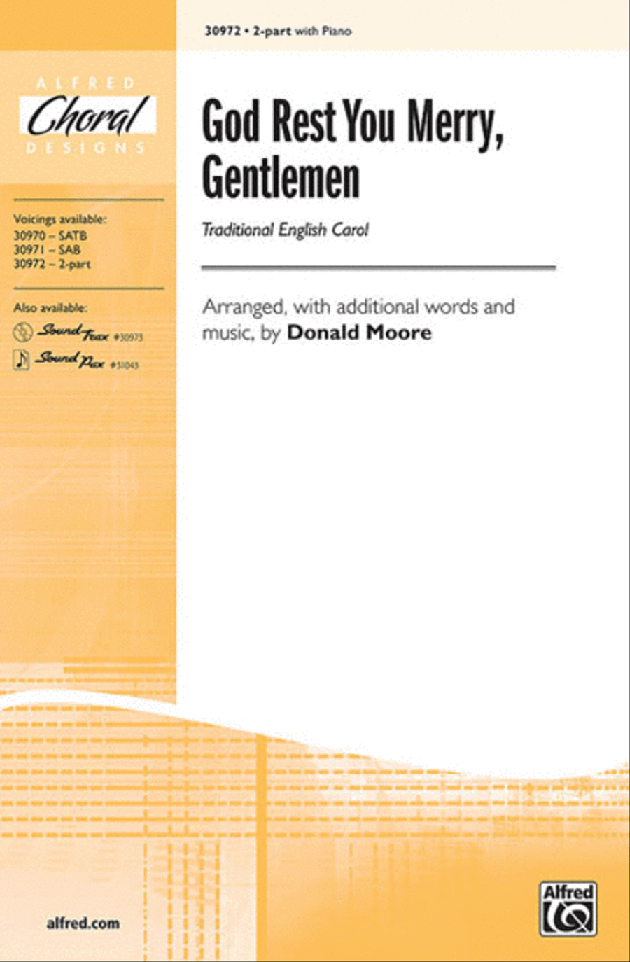 God Rest You Merry, Gentlemen 2-Part scores gallery preview page 1