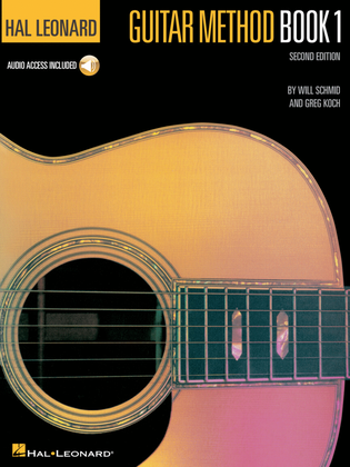 Book cover for Hal Leonard Guitar Method Book 1 – Second Edition