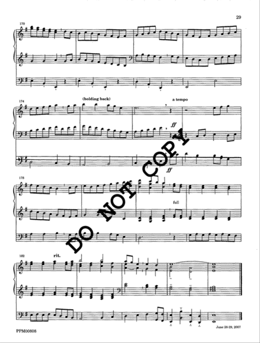 I Sing the Almighty Power of God: Organ Voluntaries on the Hymn Tunes of Ralph Vaughan Williams Volume I Organ scores gallery preview page 30