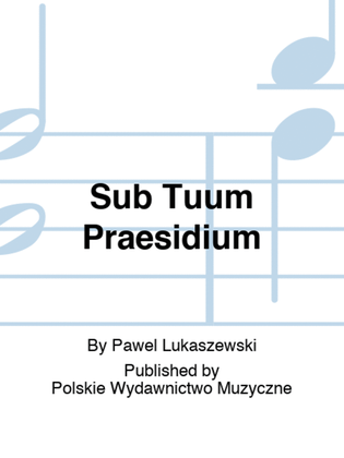 Sub Tuum Praesidium