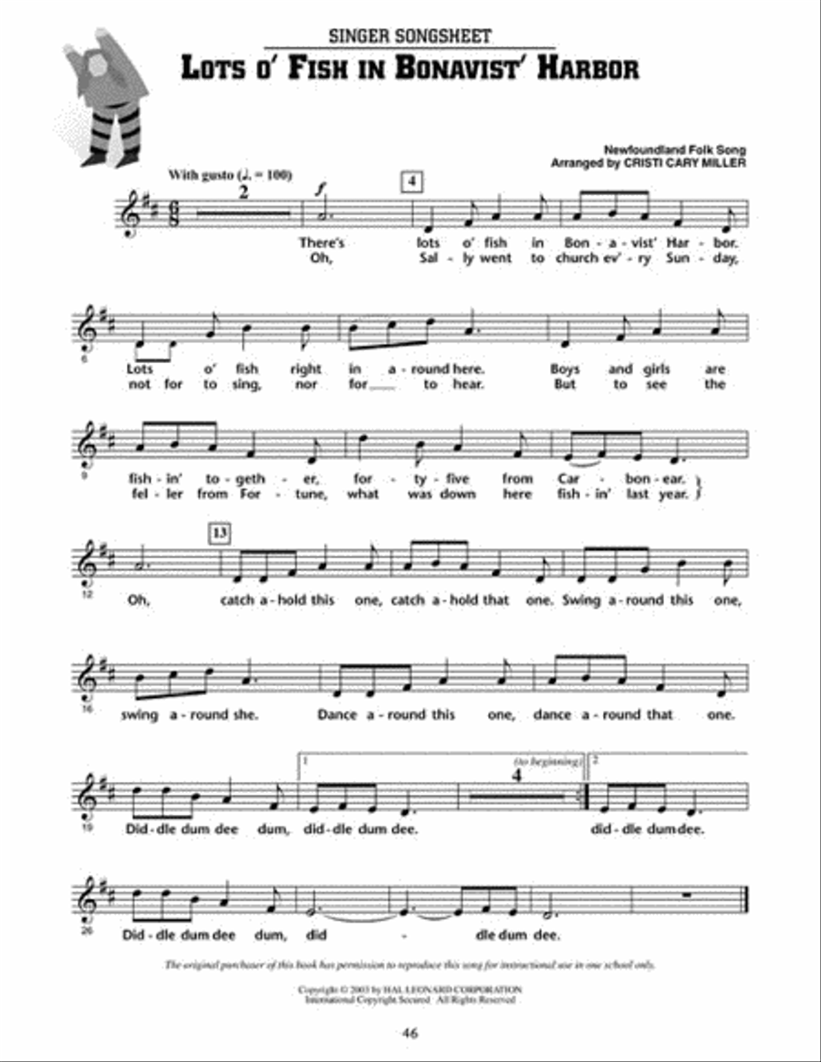 Folk Songs, Singing Games & Play Parties (Collection) Choir scores gallery preview page 6