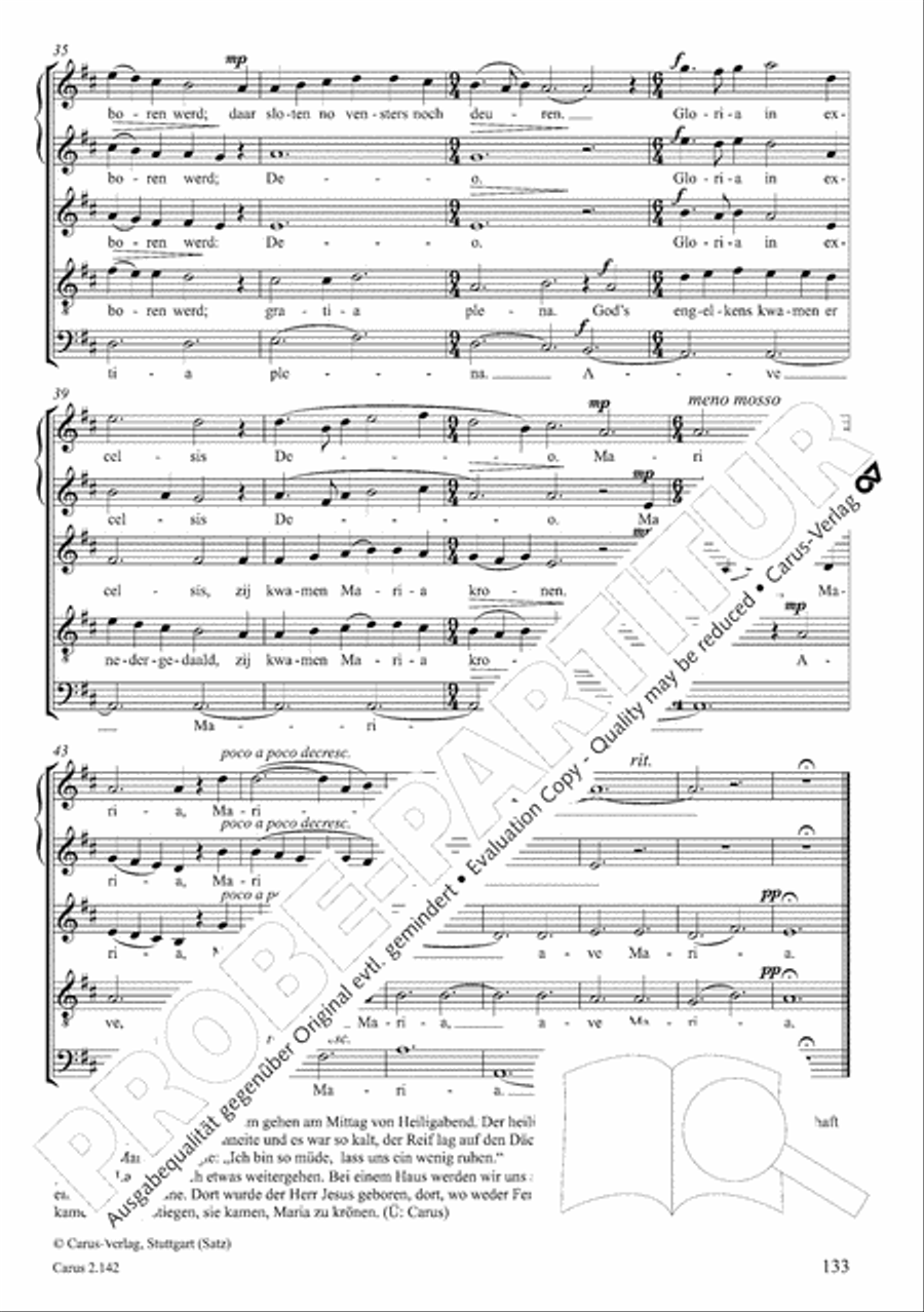 Christmas Carols of the World. Choral collection 4-Part scores gallery preview page 114