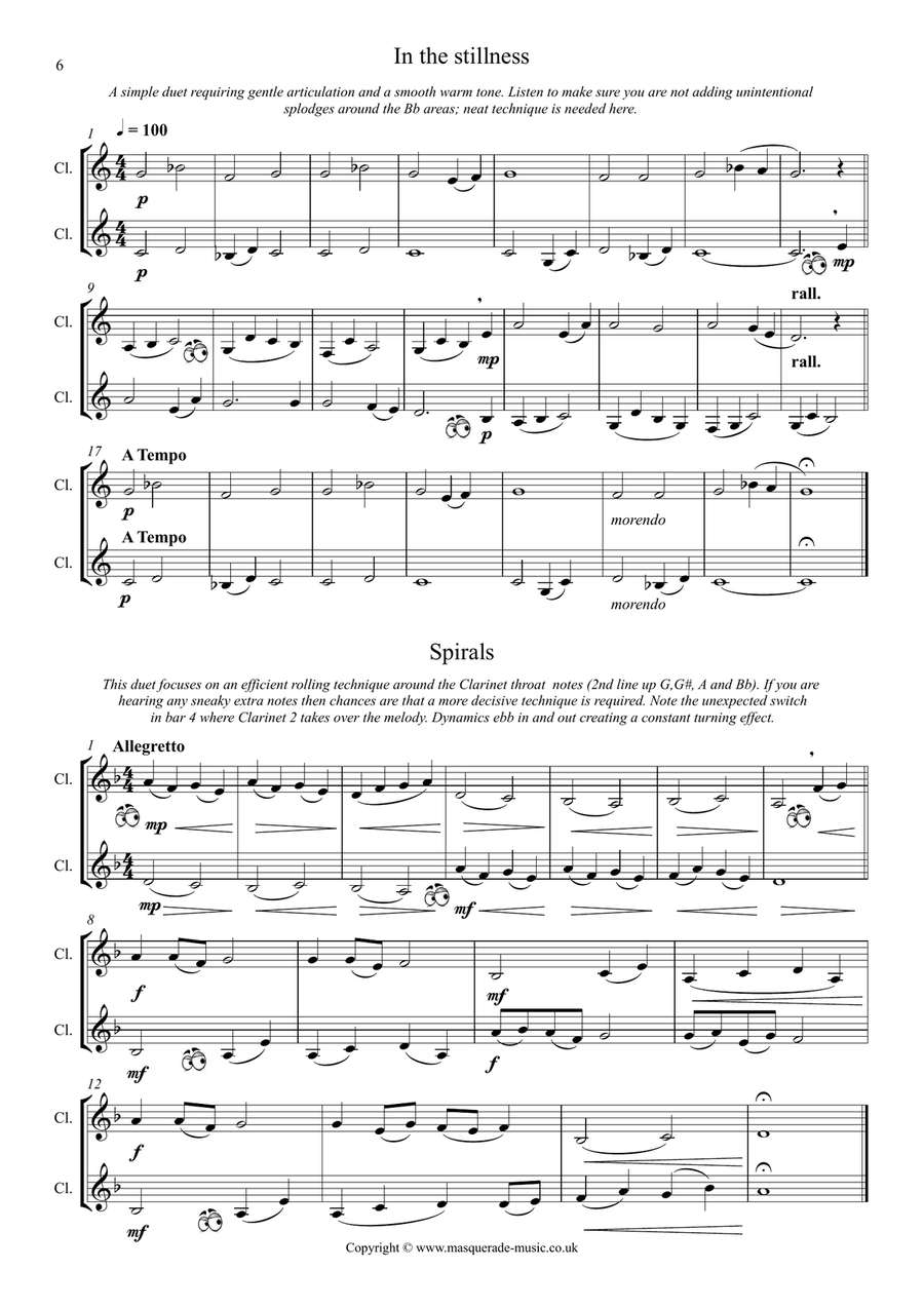 40 Graded Clarinet Duets (Grades 1-5) Clarinet Duet scores gallery preview page 5