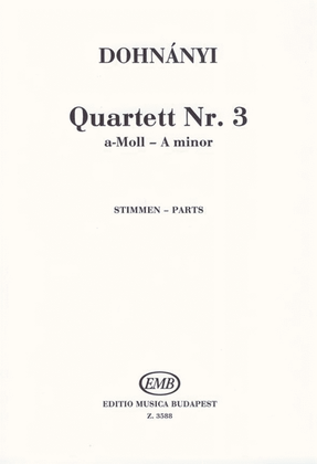 Book cover for Streichquartett Nr. 3 op. 33