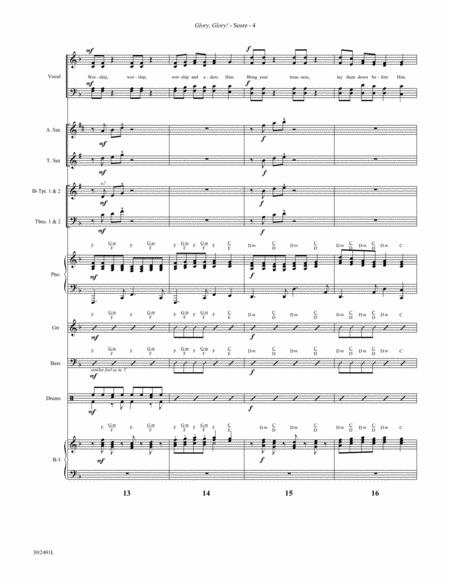 Glory, Glory! - Instrumental Ensemble Score and Parts
