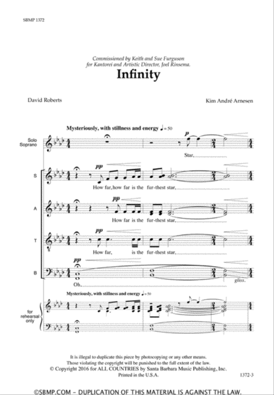 Infinity - SATB divisi Octavo Divisi scores gallery preview page 2