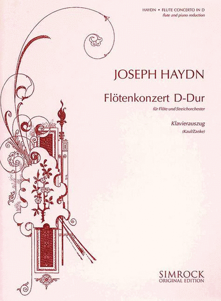 Flute Concerto In D Hob.VII/D1