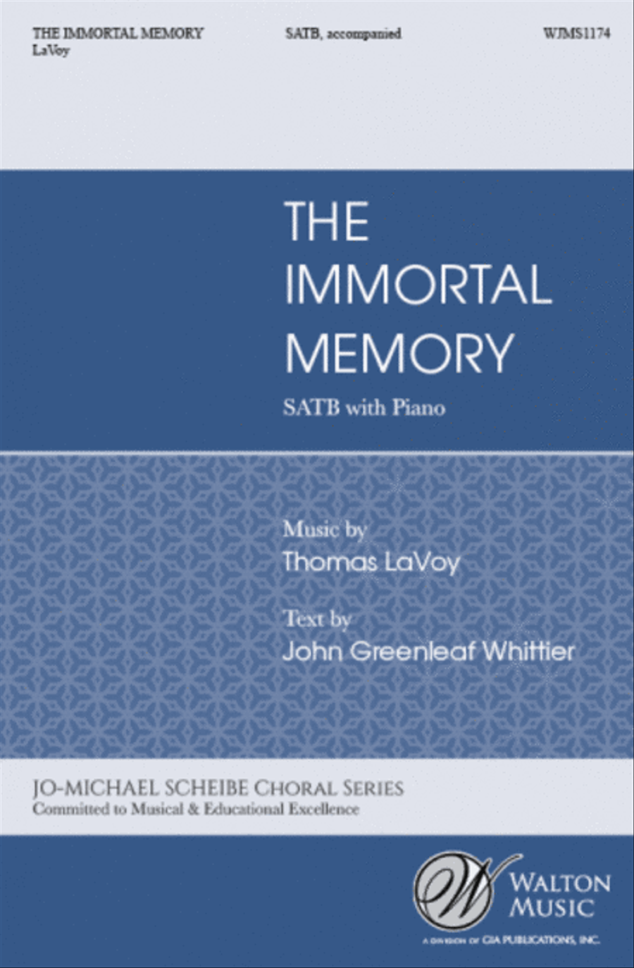 The Immortal Memory The Immortal Memory 4-Part scores gallery preview page 1