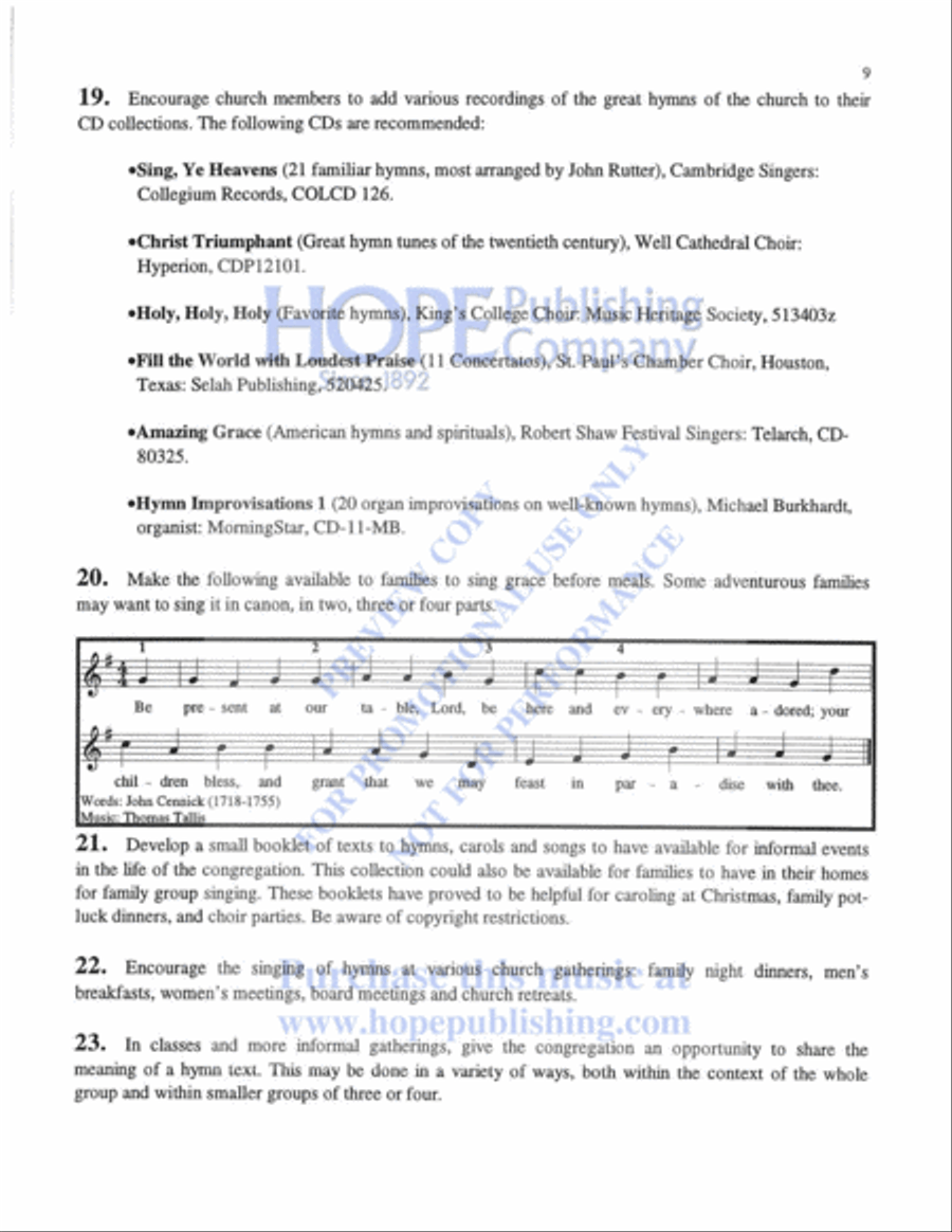 100+ Ways to Improve Hymnsinging Collection / Songbook scores gallery preview page 10