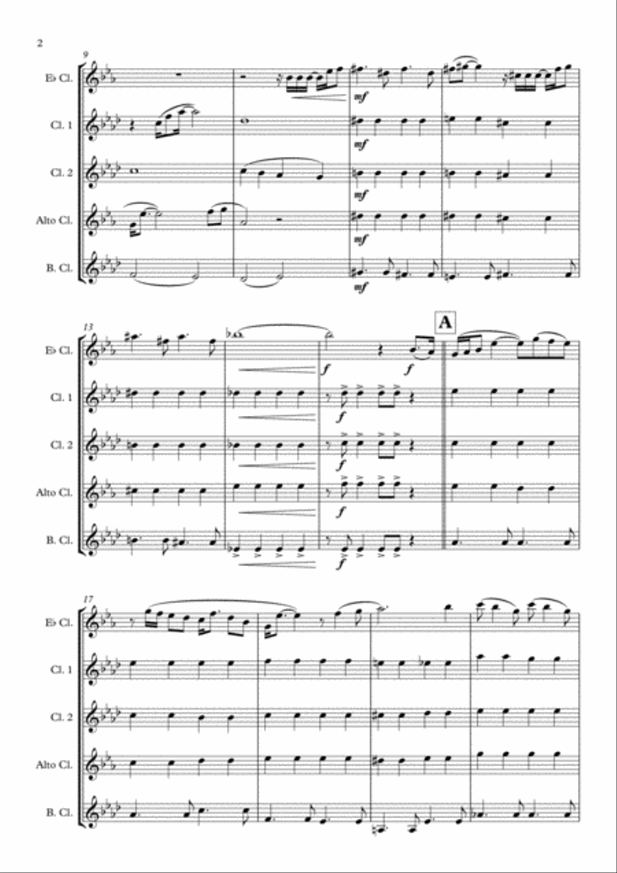 Tomorrow Woodwind Quintet scores gallery preview page 4