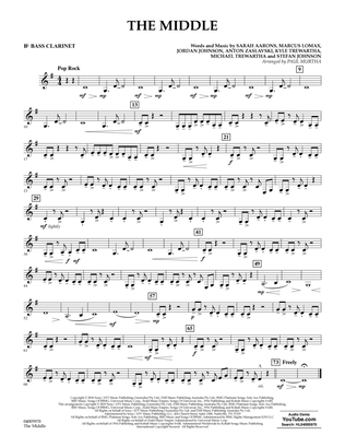 The Middle (arr. Paul Murtha) - Bb Bass Clarinet