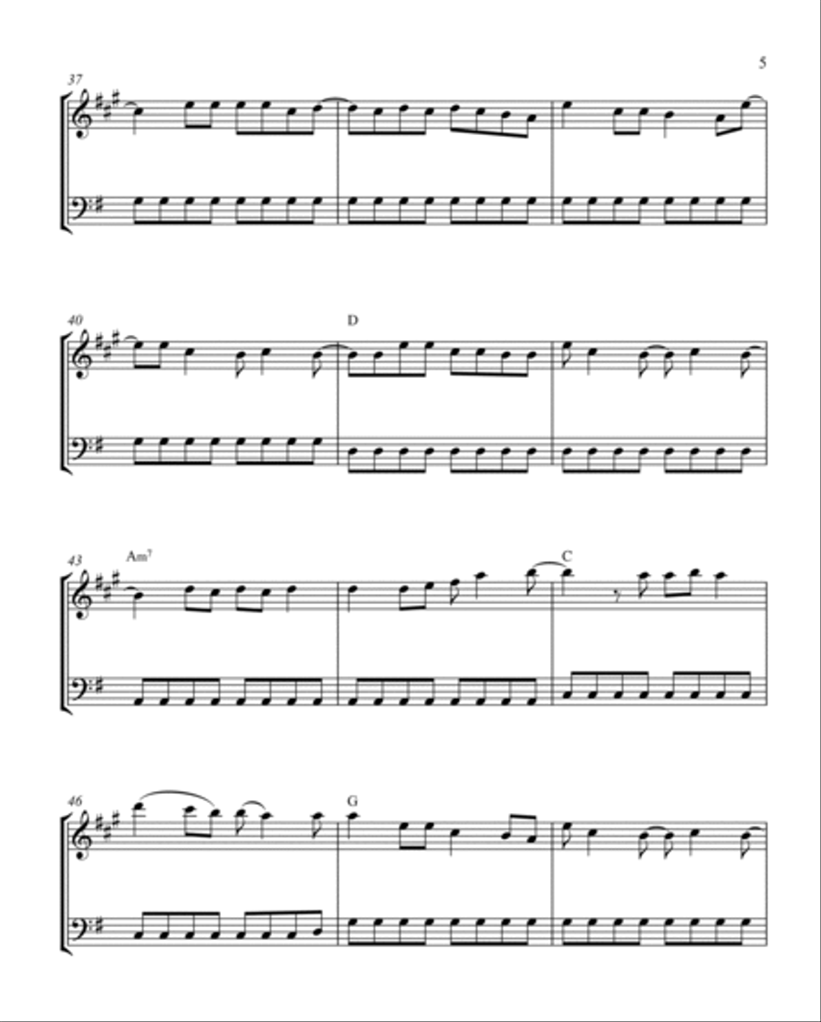 You Belong With Me Woodwind Duet scores gallery preview page 5