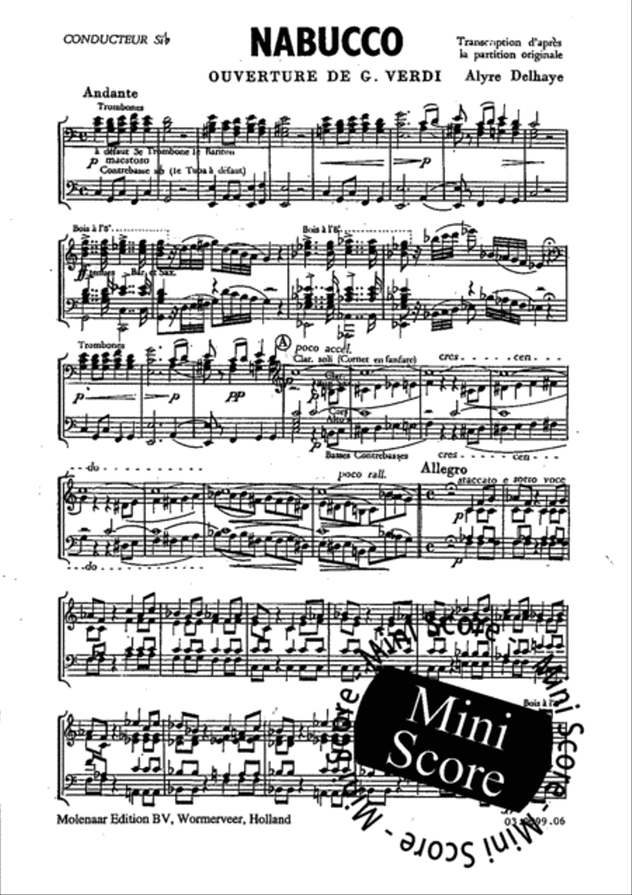 Nabucco Concert Band scores gallery preview page 5