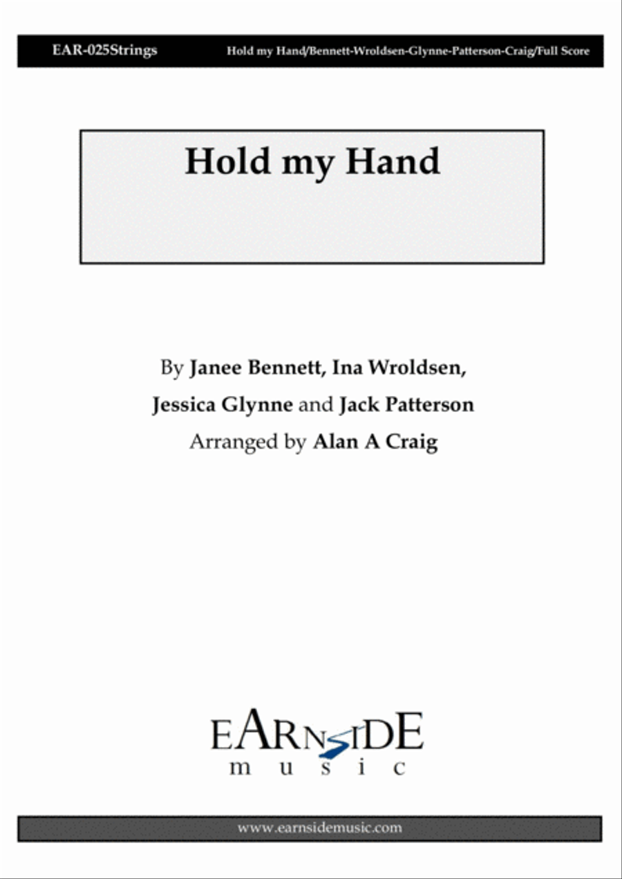 Hold My Hand Hold My Hand String Orchestra scores gallery preview page 1