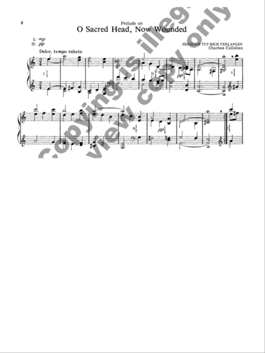 Lenten Music for Manuals, Set 1 Organ scores gallery preview page 9
