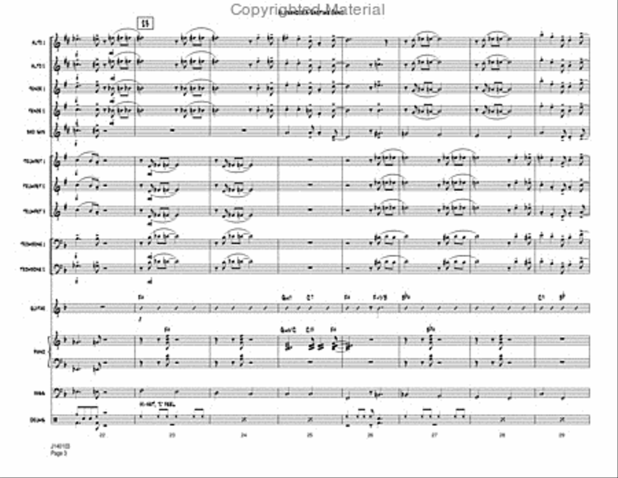 Alexander's Ragtime Band Jazz Ensemble scores gallery preview page 5