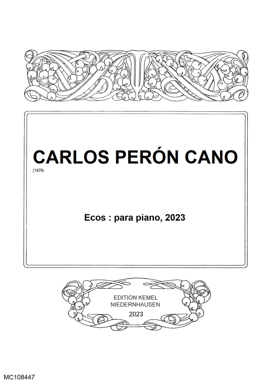 Ecos Piano Solo scores gallery preview page 1
