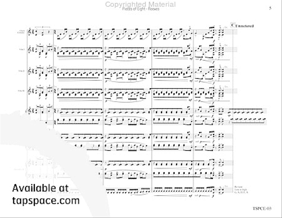Pieces of Eight Percussion Ensemble scores gallery preview page 8