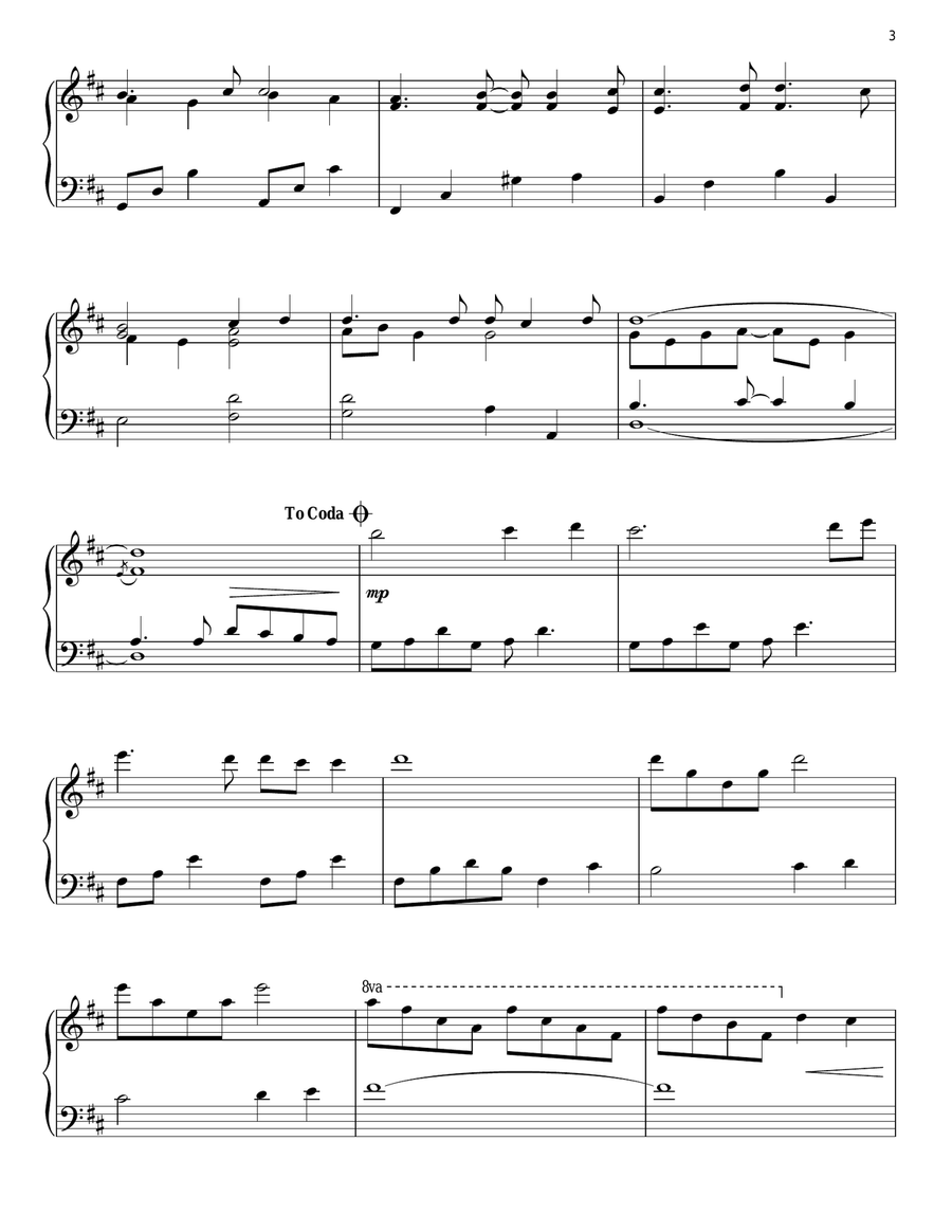 Immanuel Piano Solo scores gallery preview page 3