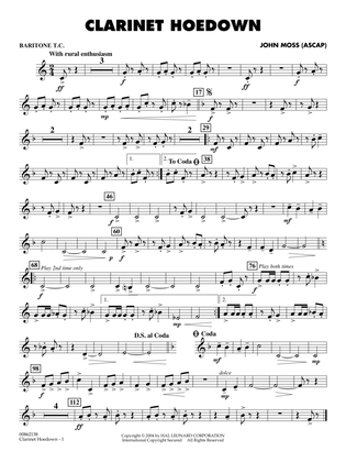 Clarinet Hoedown - Baritone T.C.