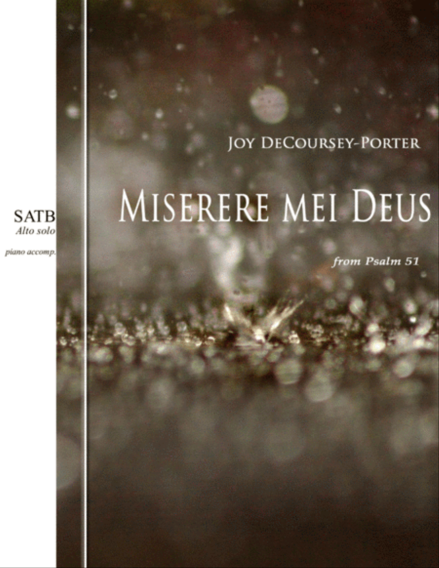 Miserere mei Deus 4-Part scores gallery preview page 1