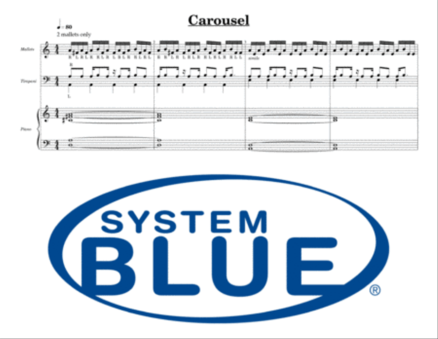 Blue Devils Front Ensemble Audition Pak - Timpani/Drumset Percussion scores gallery preview page 8