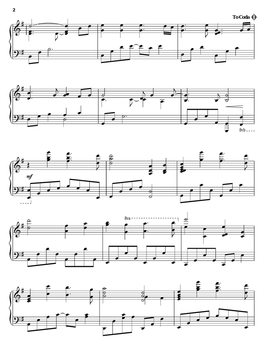 Carol Ann Piano Solo scores gallery preview page 2