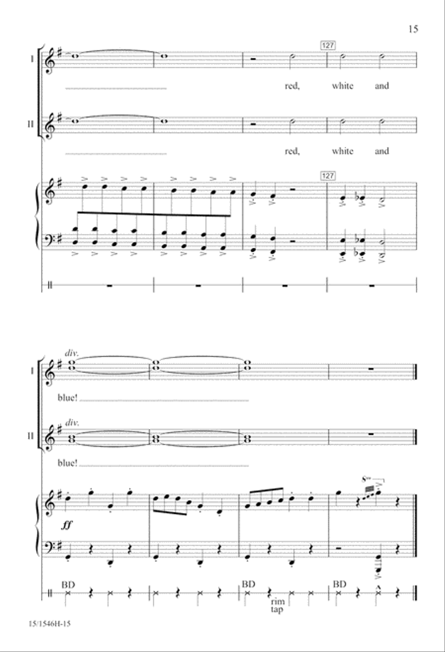 Stars and Stripes 2-Part scores gallery preview page 16