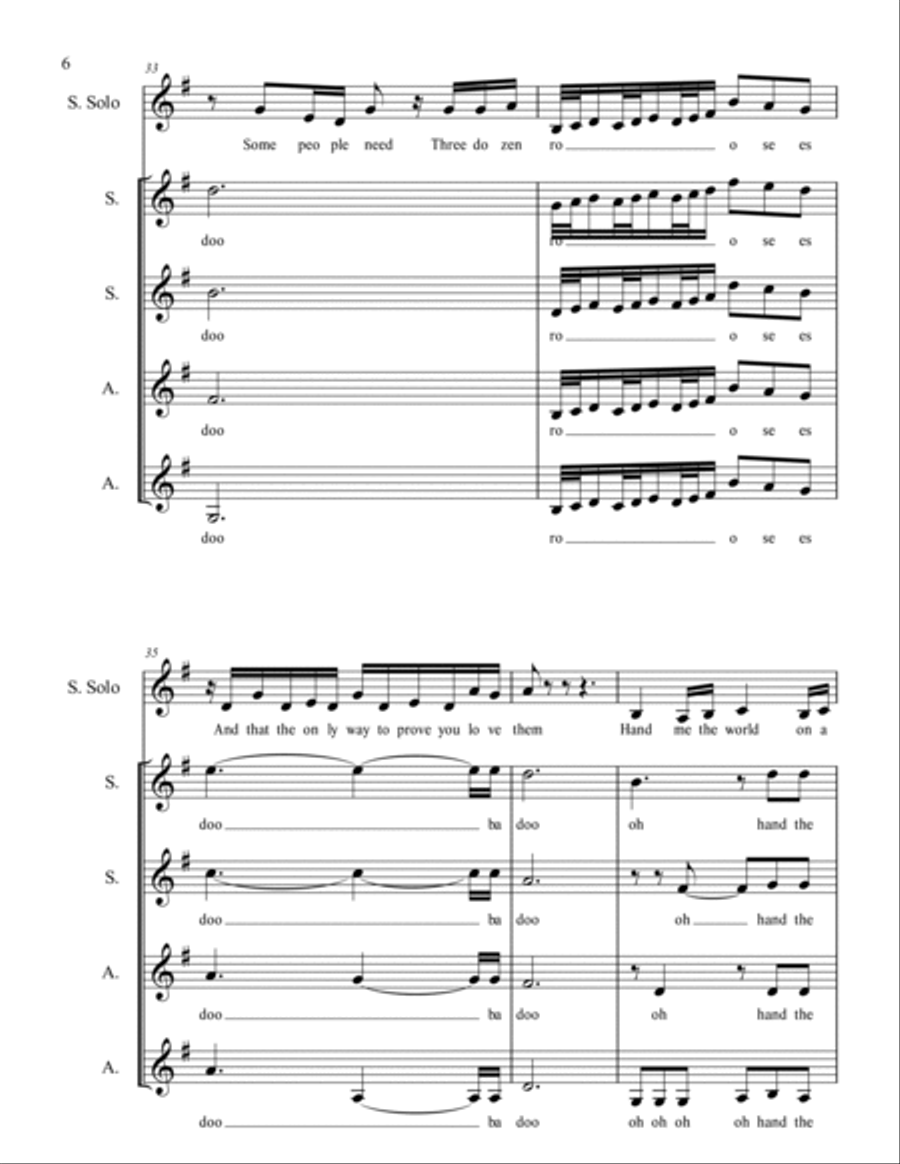 If I Ain't Got You SSA scores gallery preview page 6