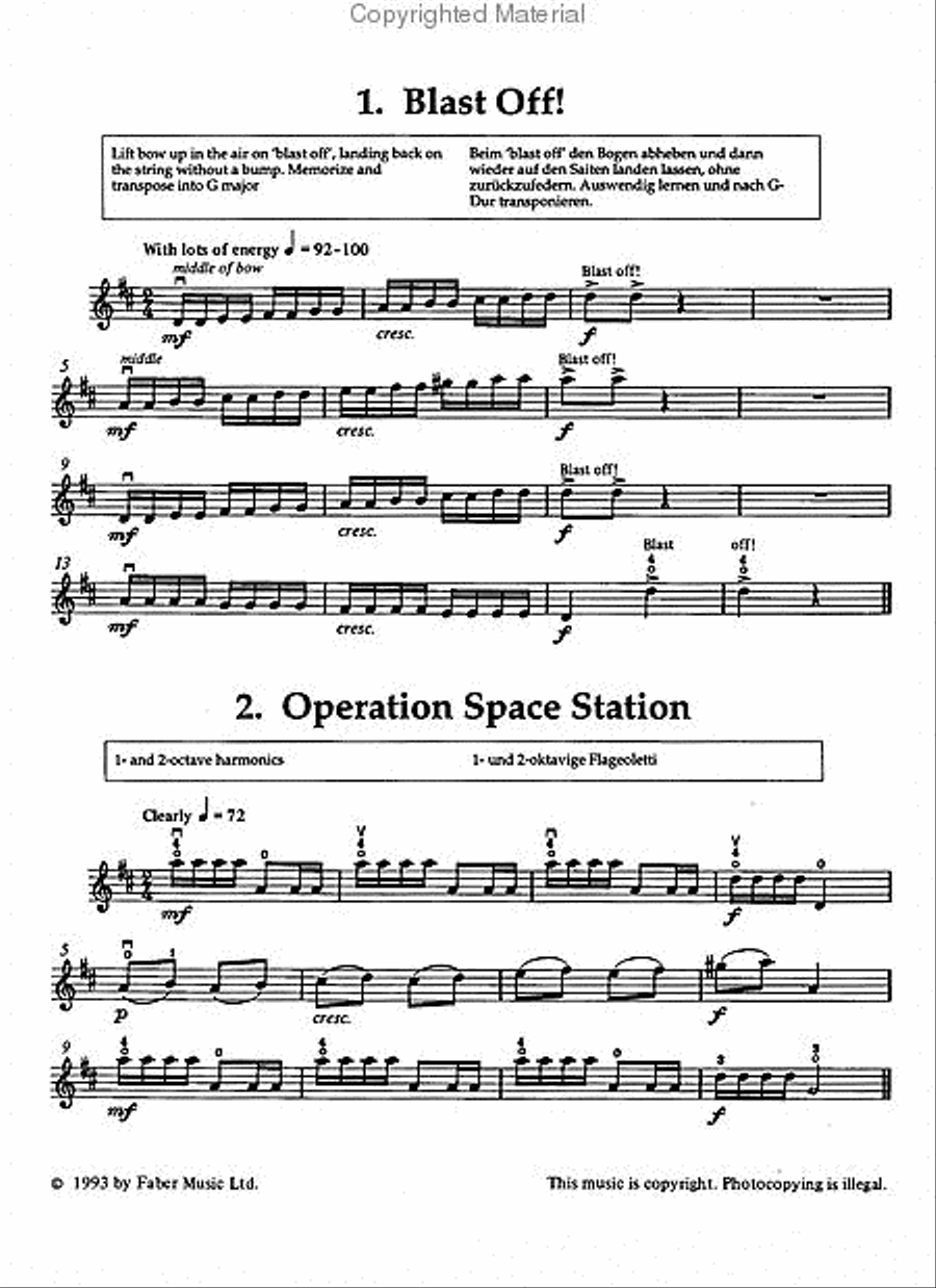Superstudies for Violin, Book 1 Violin Solo scores gallery preview page 2