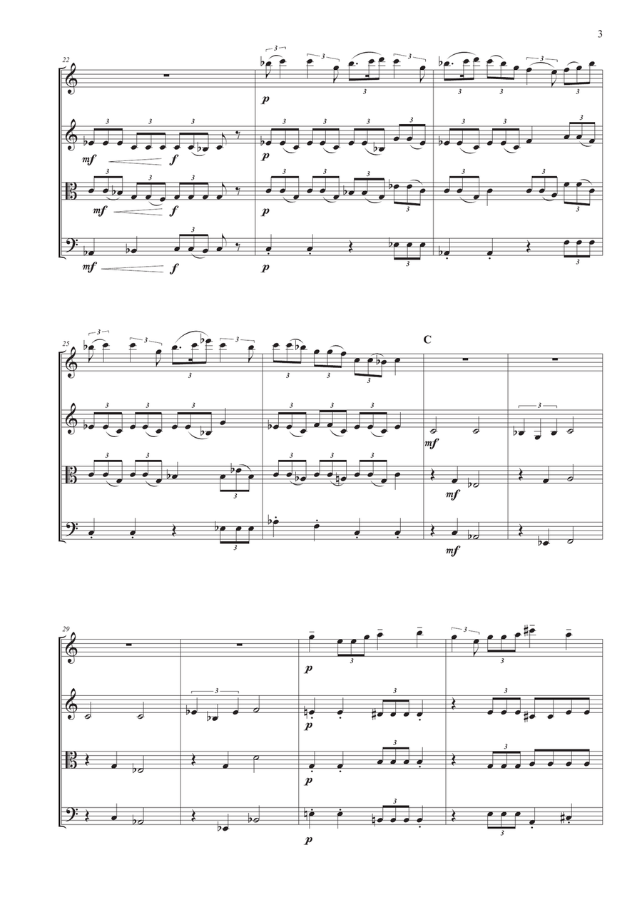 How To Train Your Dragon String Quartet scores gallery preview page 3