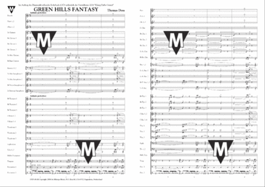 Green Hills Fantasy Concert Band scores gallery preview page 2