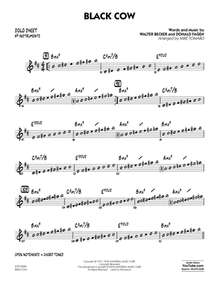 Book cover for Black Cow (arr. Mike Tomaro) - Bb Solo Sheet