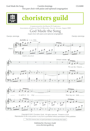 Book cover for God Made the Song