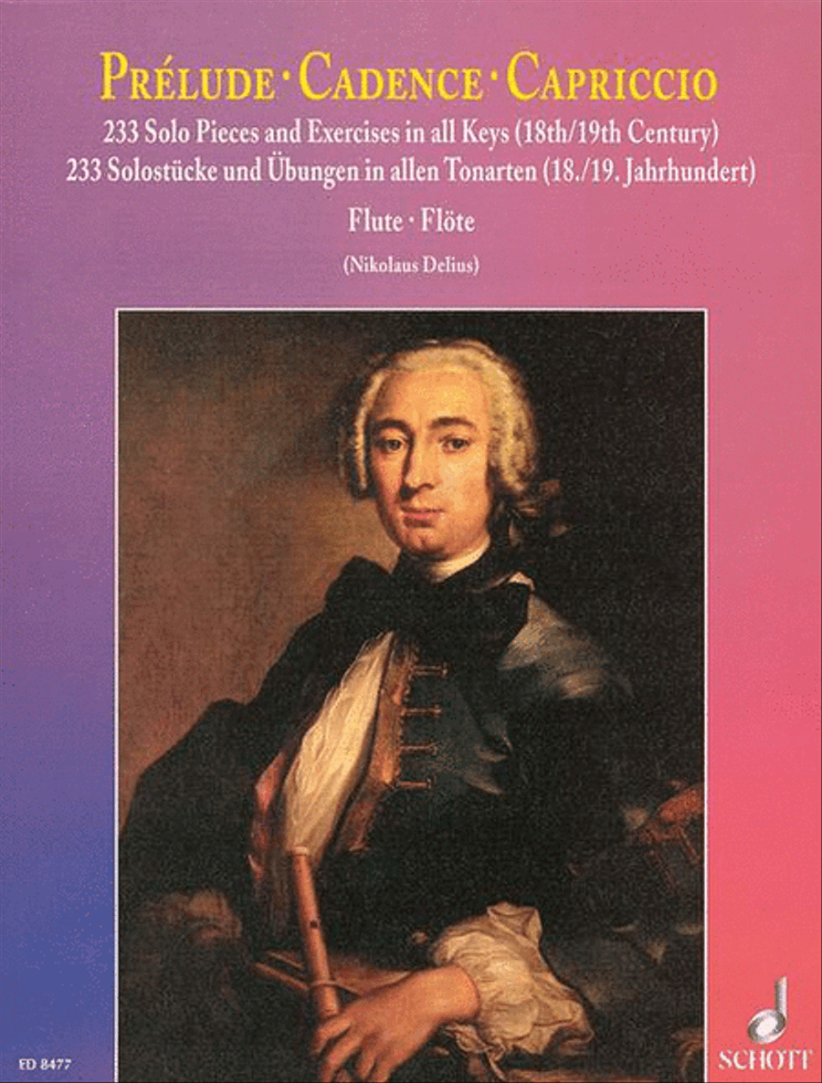 Delius Prelude Candence Capric Flute scores gallery preview page 1