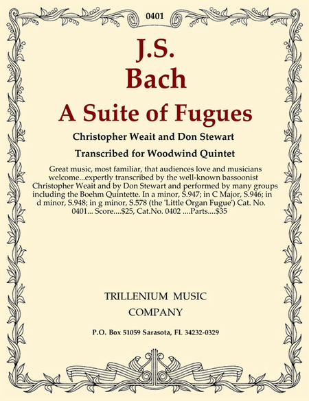 A Suite of Fugues (score)
