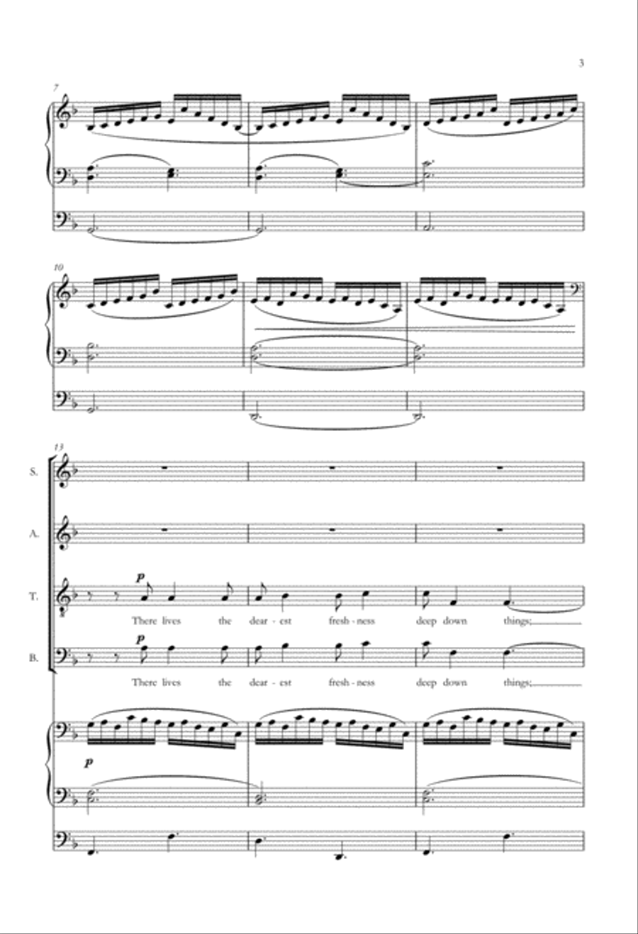 The Spring of the Water of Life 4-Part scores gallery preview page 2