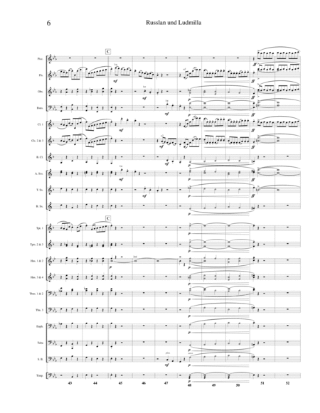 Russlan and Ludmilla Overture (Concert band Transcription) image number null
