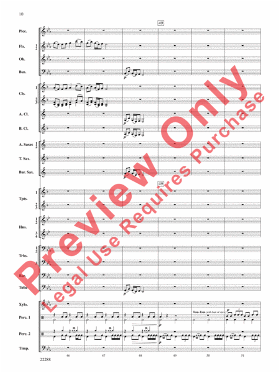 Mandjiani Concert Band scores gallery preview page 11