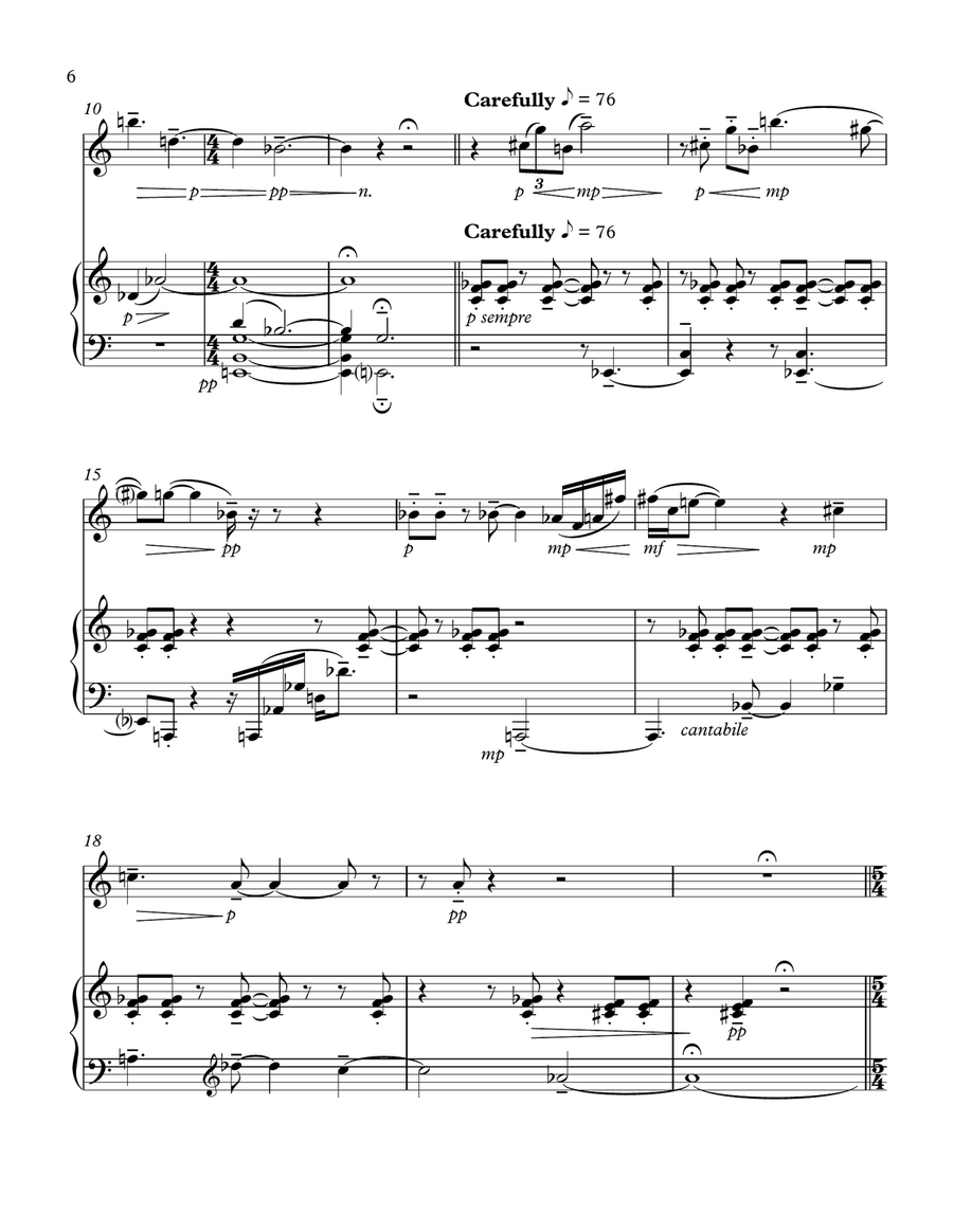 Night Songs Night Songs Chamber Music scores gallery preview page 3