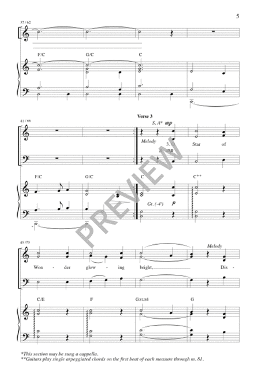 O Star of Beauty O Star of Beauty 4-Part scores gallery preview page 5