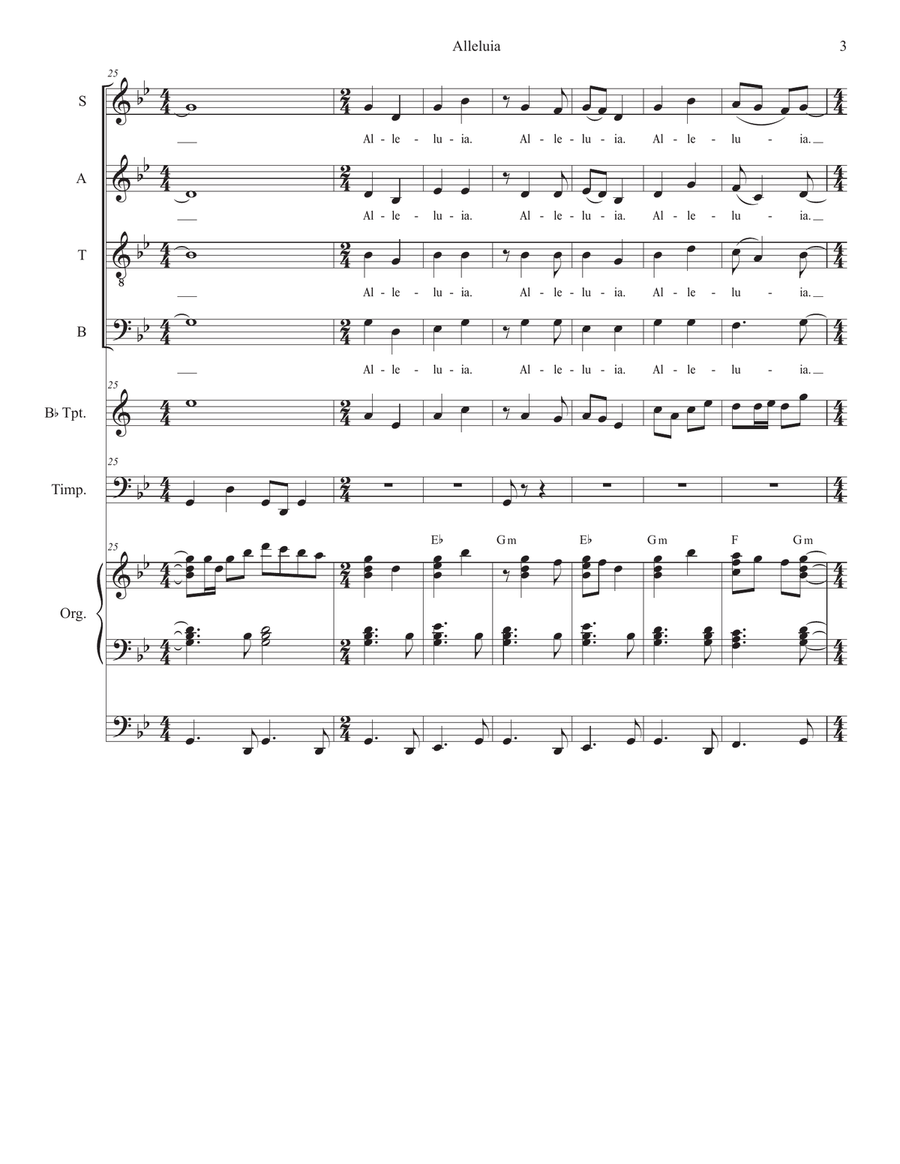 Alleluia (from 
