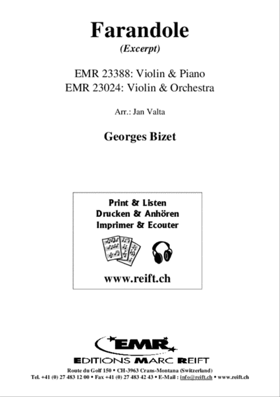 Farandole Violin Solo scores gallery preview page 2
