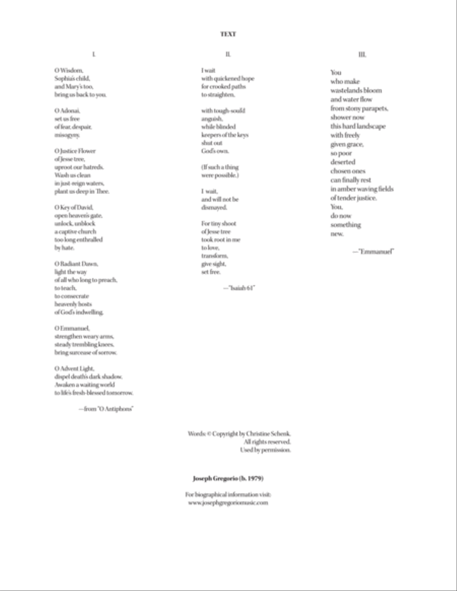 Advent Reflections Choir scores gallery preview page 1