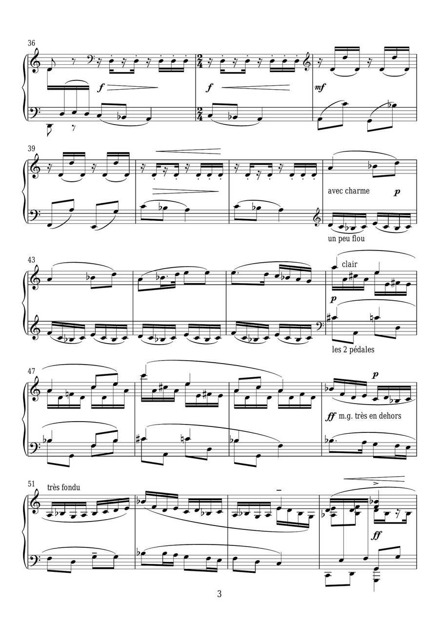 Suite for Piano - III. Vif Piano Solo scores gallery preview page 3