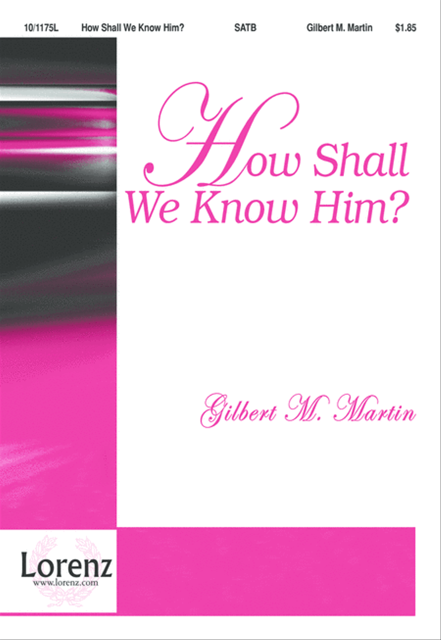 How Shall We Know Him? 4-Part scores gallery preview page 1